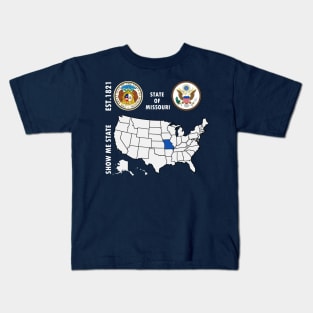 State of Missouri Kids T-Shirt